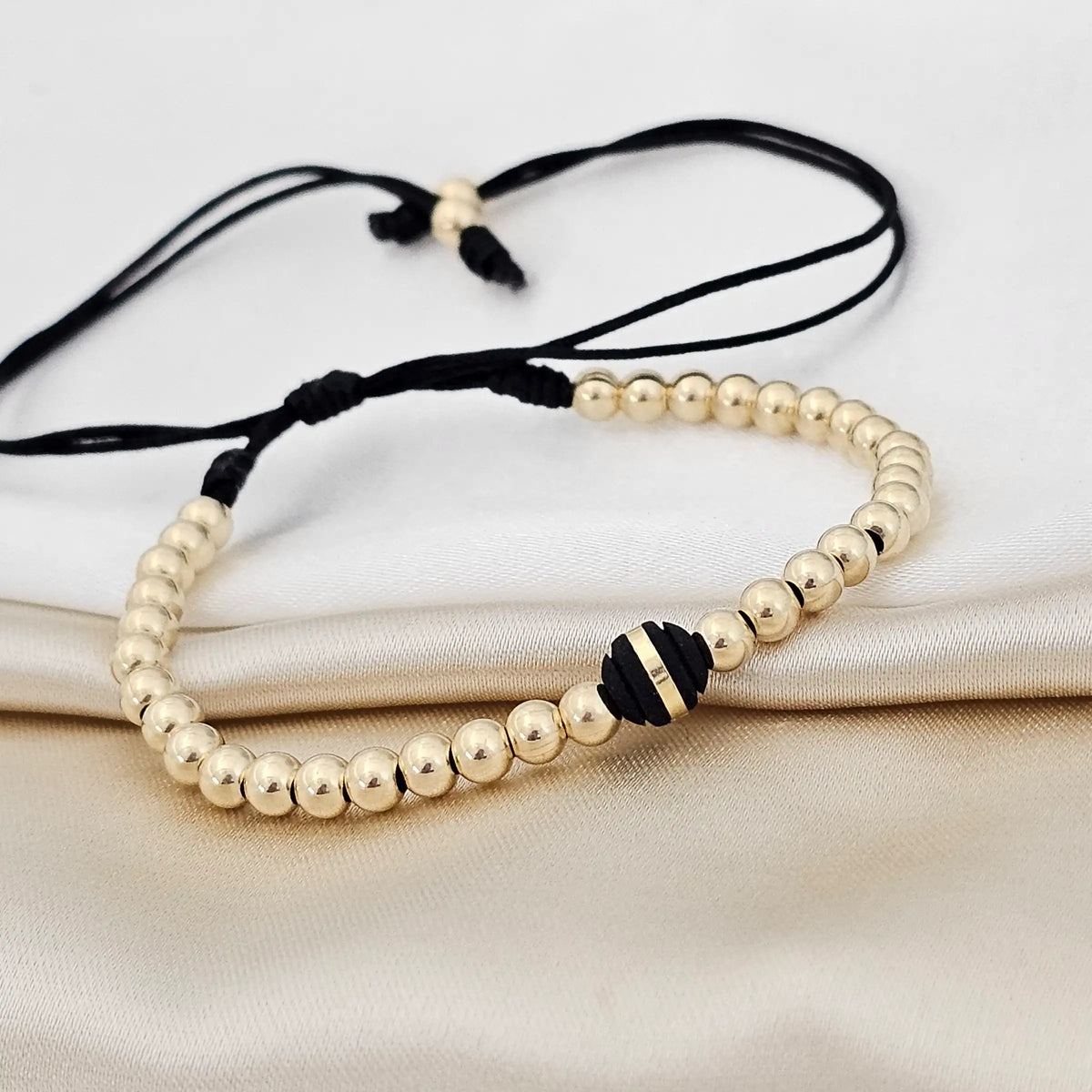 Pulsera Gold # 4 Neop Gold # 6 Negro