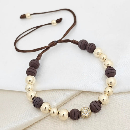 Pulsera Gold # 5 # 6 Herraje B Fuego Cafe