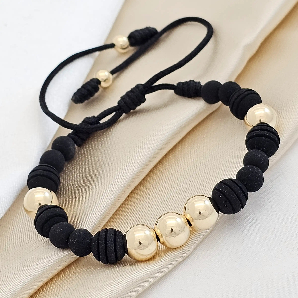 Pulsera Gold # 8 Neopreno # 6 , 8  Negra