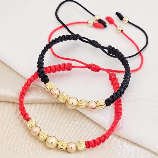 Pulsera Gold Duo # 6  # - 4 Italiano # 5 Rosado