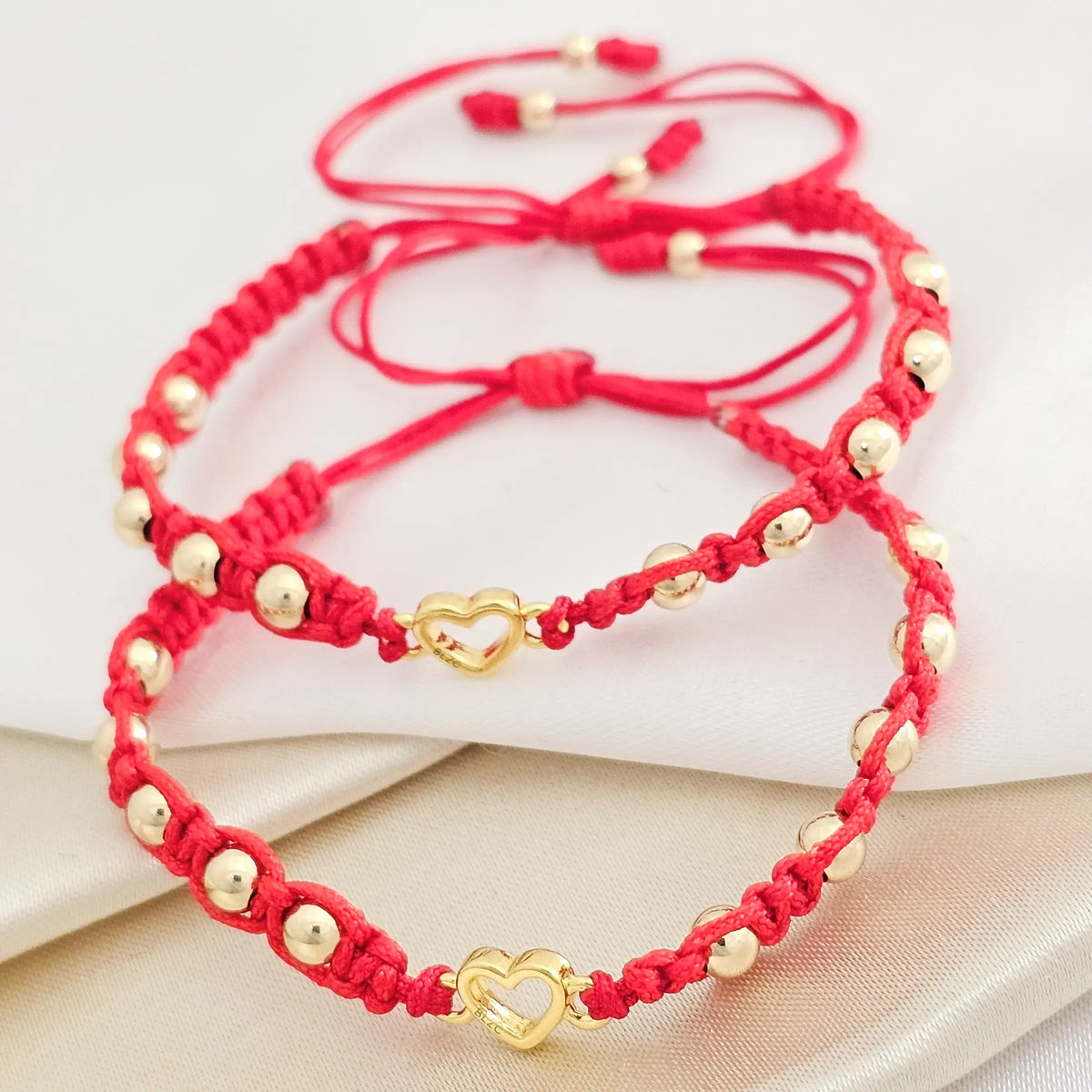 Pulsera Gold Duo H.Lovix #4-3 Roja