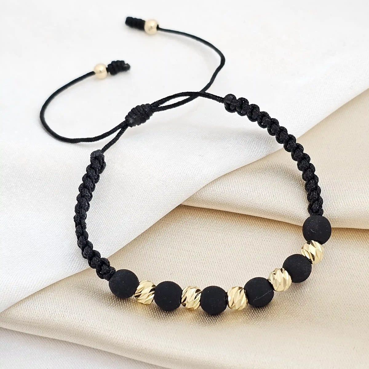 Pulsera Gold Italy # 5 Negra