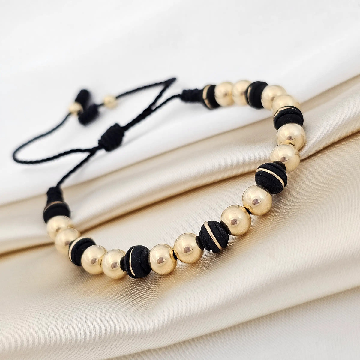 Pulsera Gold  Neopreno Gold # 6 Negra