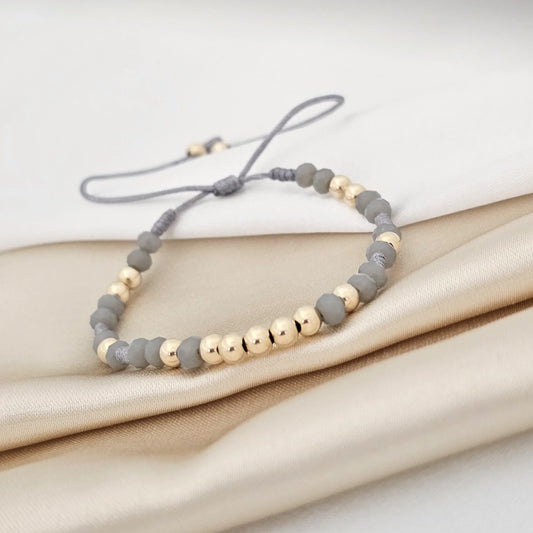 Pulsera Gold Preciosa  #4  Gris