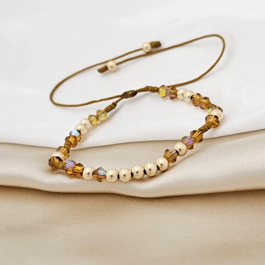 Pulsera Gold Preciosa # 4 Ocre