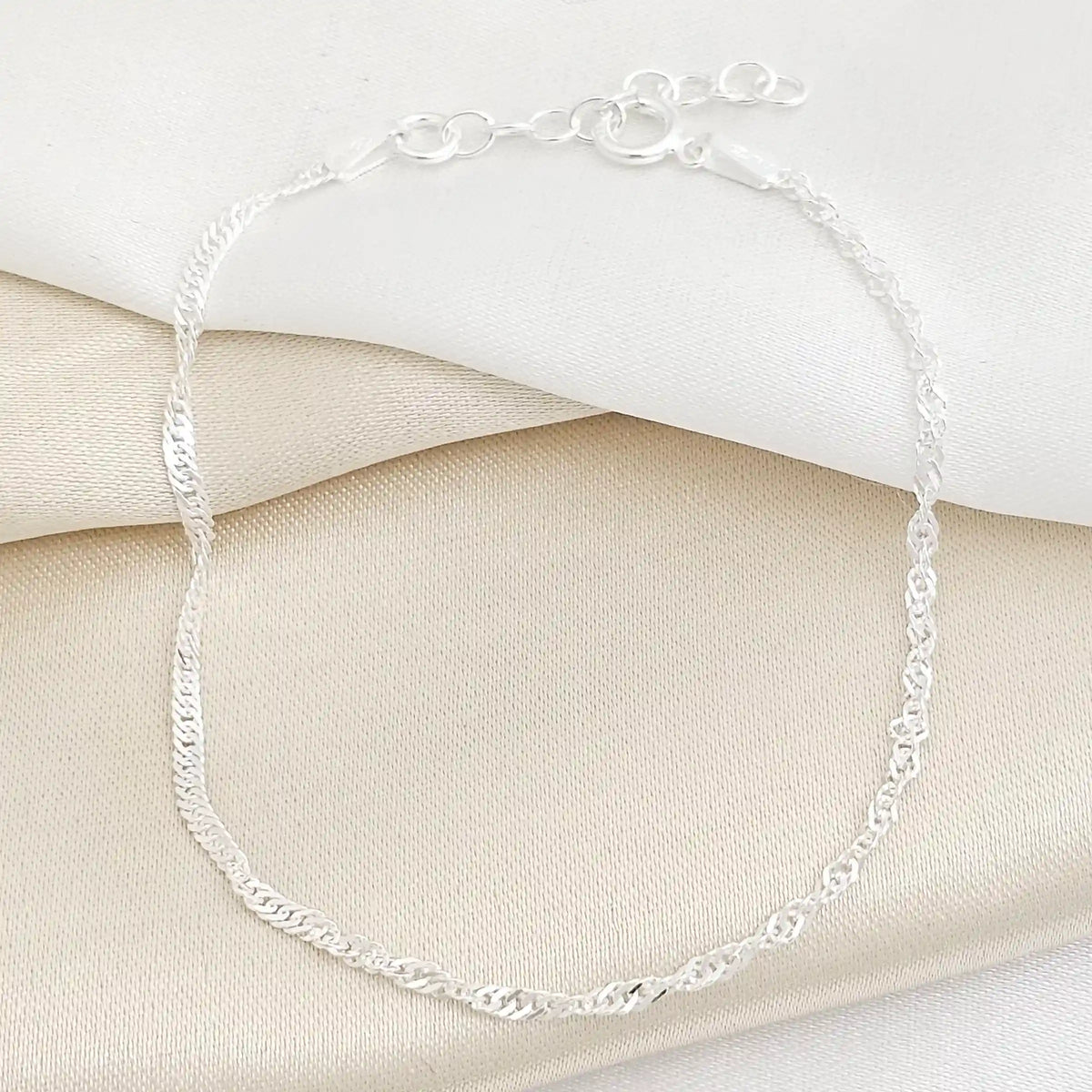 Pulsera Singapur 1.7Mm 16Cms + Ext Plata 925 B/S/55171