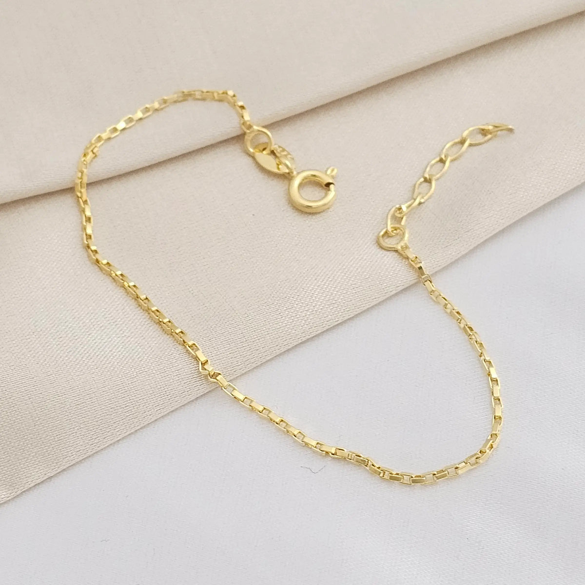 Pulsera Vintage 1.2 Mm 16 Cms + Ext Lam 18K B/54041
