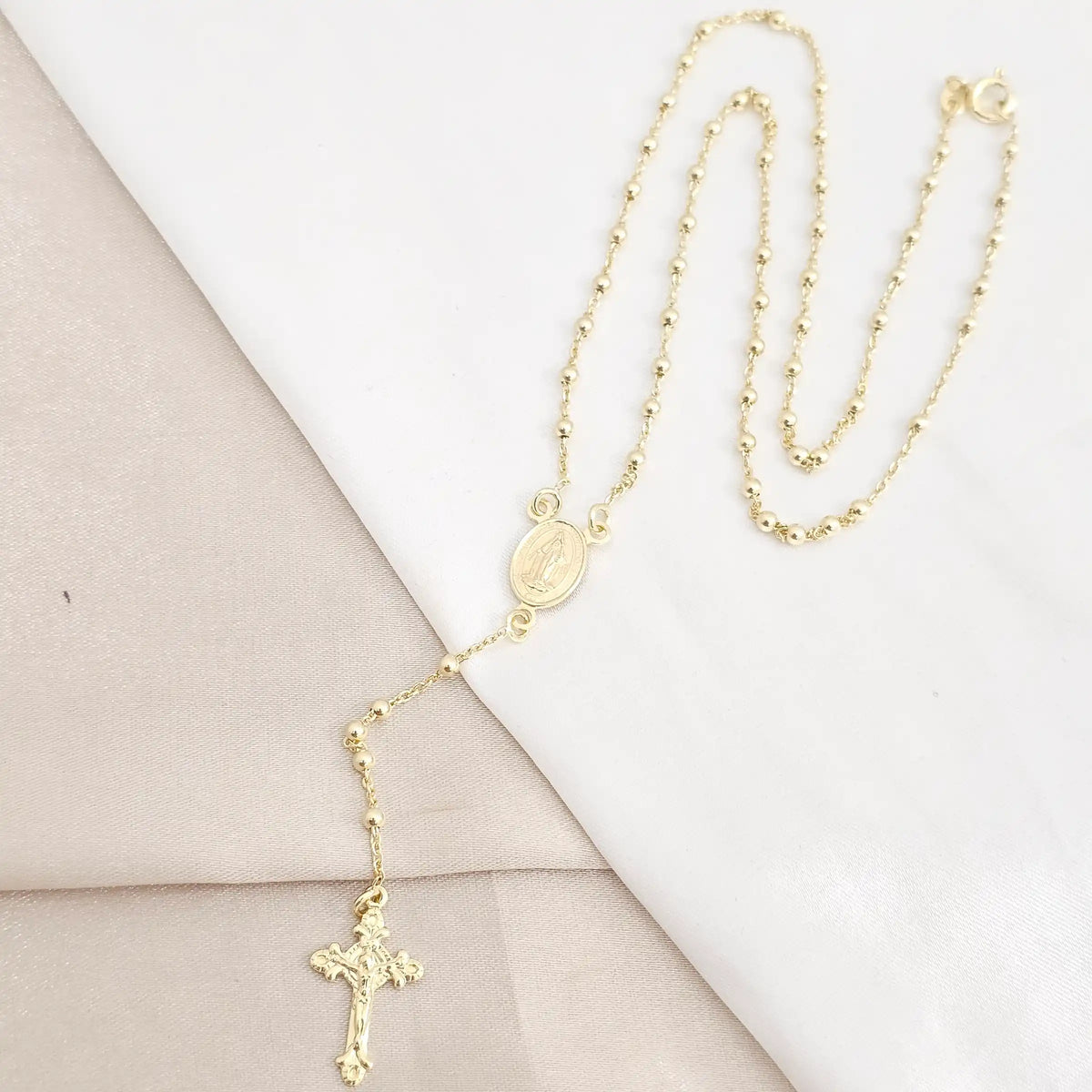 Rosario It Balin 2.5Mm 45Cms Lam 18K B/95036