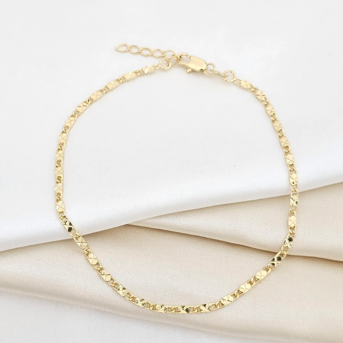Tobillera Destellos 24.5Cm 2.5Cm Lam18K-54754