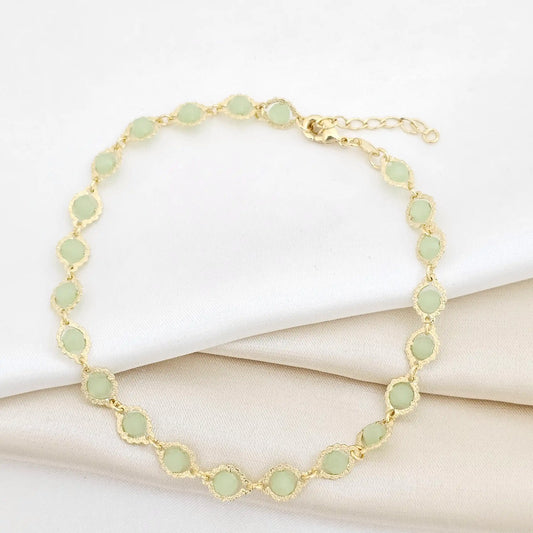 Tobillera Sweet Lemon 23 Cms + Extensor Lam 18K Rf B/54109