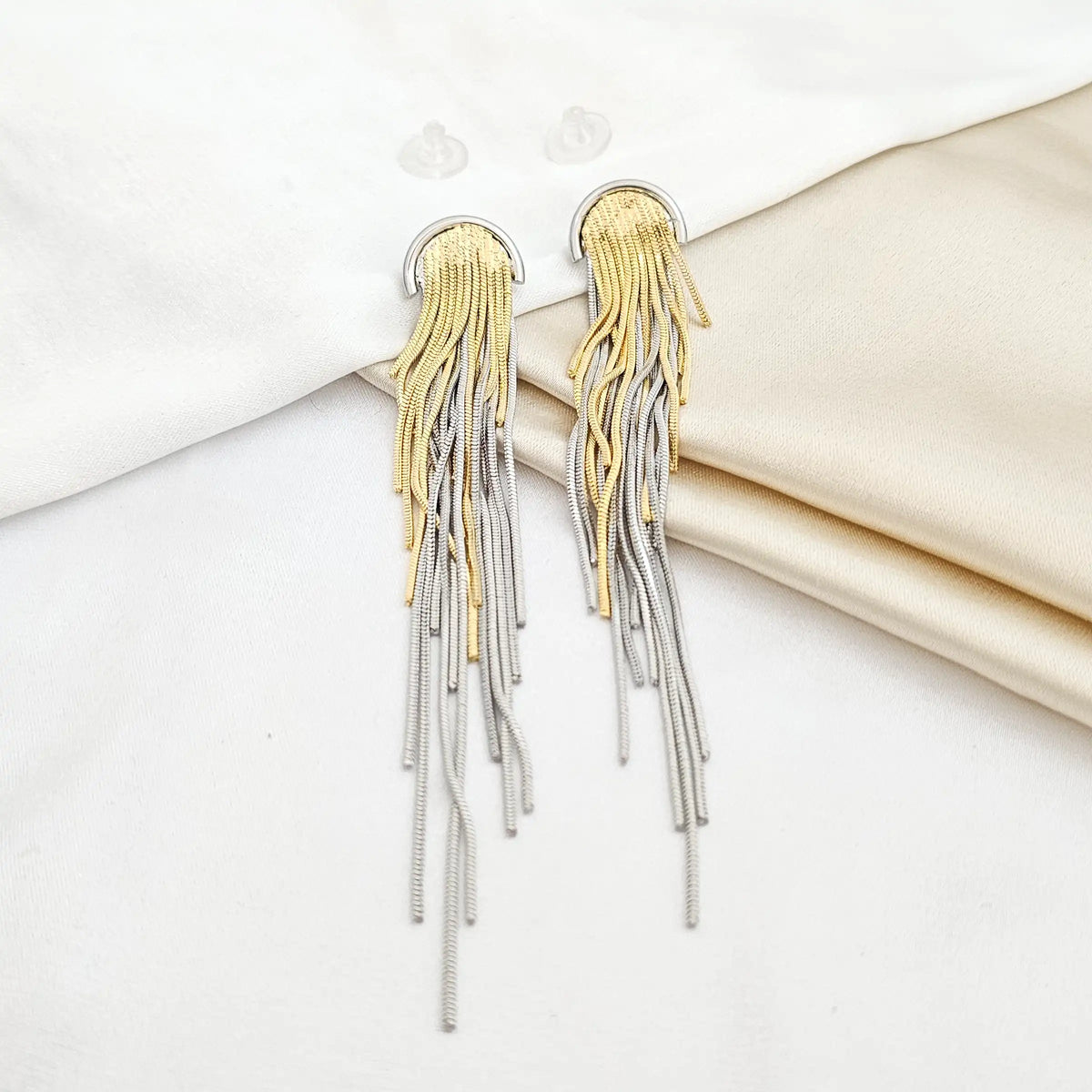 Topo Cadenas Dorado Y Plateado Rf K5219