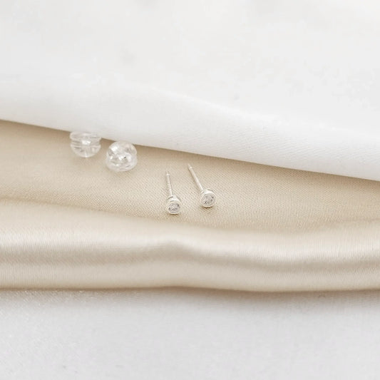 Topo Circon 3Mm Plata Rf K3861