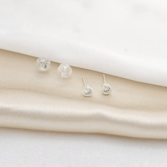 Topo Circon 4Mm Plata Rf K3862