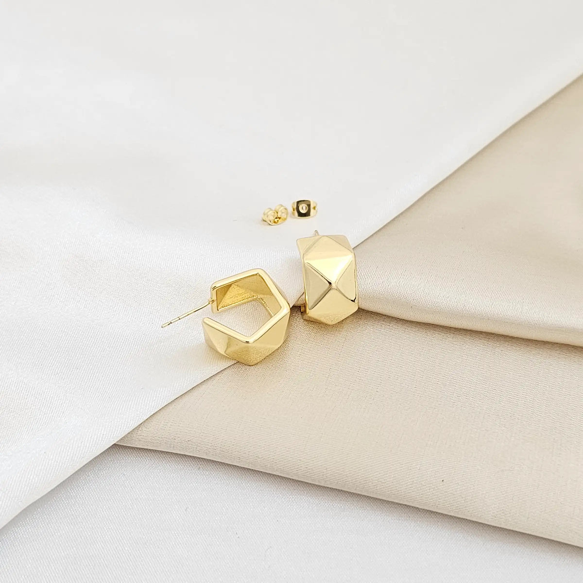 Topo Rombos Lisos Dorado Rf K6770