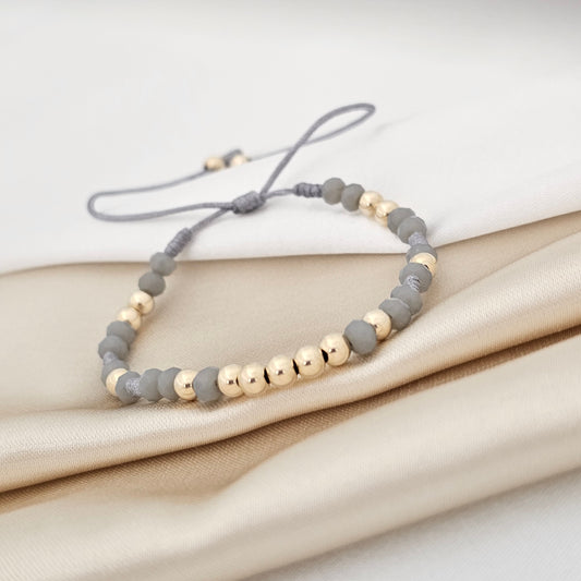 PULSERA GOLD PRECIOSA  #4  GRIS