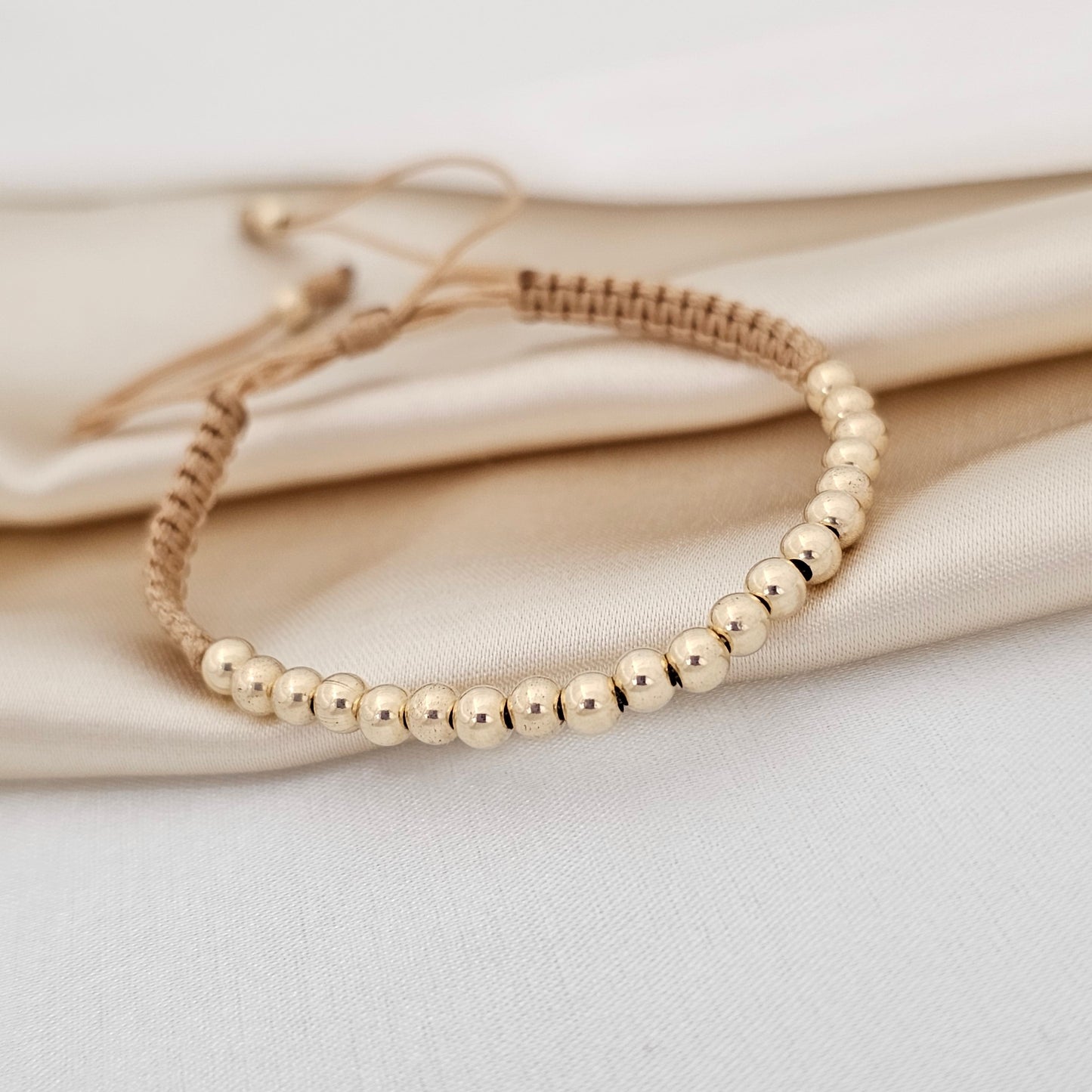 PULSERA MACRAME #4 SIMULTANEA BEIGE