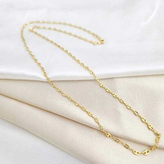 CADENA GUCCI DELGADA 65 CMS LAM 18K RF B/43038